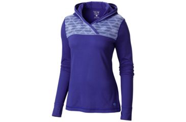 Image of Mountain Hardwear Whipped Butter Hoody - Women's-Nectar Blue-X-Small