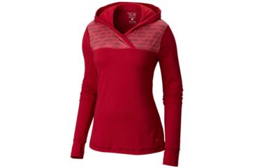Image of Mountain Hardwear Whipped Butter Hoody - Women's-Pomegranate-X-Small