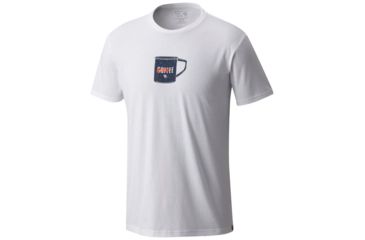 Image of Mountain Hardwear Whiskey Mug Short Sleeve T-Shirt - Men's, White, XXL 1764391100-XXL