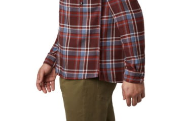 Image of Mountain Hardwear Woolchester Long Sleeve Shirt - Mens, Dark Umber, Medium, 1851191259-M