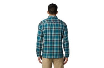 Image of Mountain Hardwear Woolchester Long Sleeve Shirt - Mens, Dive, Medium, 1851191468-M