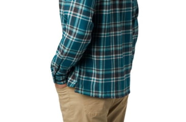 Image of Mountain Hardwear Woolchester Long Sleeve Shirt - Mens, Dive, Medium, 1851191468-M