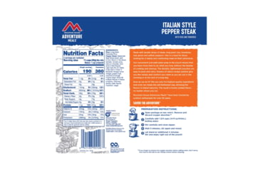 Image of Mountain House Italian Style Pepper Steak, 55126