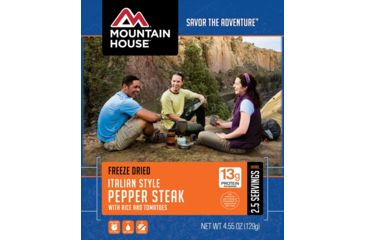 Image of Mountain House Italian Style Pepper Steak with Rice and Tomatoes - Pouch