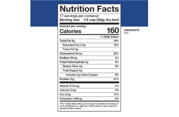 Image of Mountain House Limted Edition Shredded Beef, 17 Servings, 30211