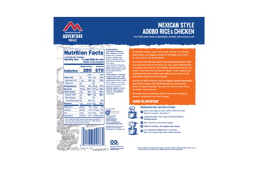 Image of Mountain House Mexican Style Adobo Rice and Chicken, 2 Servings, 55176