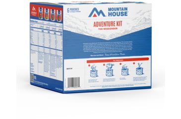 Image of Mountain House Adventure Weekender Kit Can Pouches Total/Kit