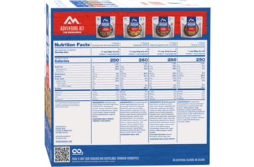 Image of Mountain House Adventure Weekender Kit Can Pouches Total/Kit