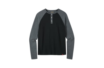 Image of Mountain Khakis Dugout Henley - Mens, Black, Large, 3711076200-107-Large