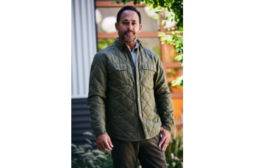 Image of Mountain Khakis Highland Field Quilted Jacket Classic Fit - Mens, Forest Moss, S, N47301FOREST MOSSS
