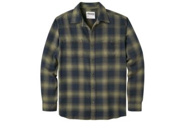 Image of Mountain Khakis Saloon Flannel Shirt - Men's-Field Green-Medium