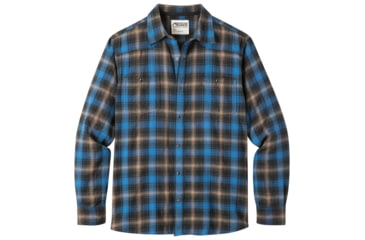 Image of Mountain Khakis Saloon Flannel Shirt - Mens, Black Plaid, Medium, 5756366100
