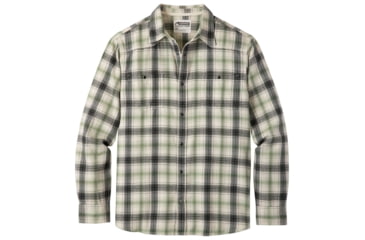 Image of Mountain Khakis Saloon Flannel Shirt - Mens, Cream Plaid, Large, 5756446200