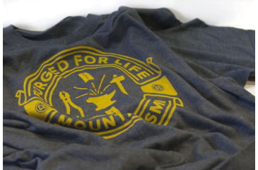 Image of Mountainsmith Forged For Life T-Shirt - Mens, Charcoal Heather, Extra Large, 18-09913-65