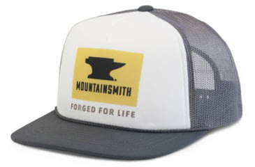 Image of Mountainsmith Logo Trucker Hat, LightCharcoal, One Size, 18-09992-08