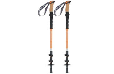 Image of Mountainsmith Tellurite 7075 OLS Trekking Pole, Burnt Ochre, Pair, 19-9752-06