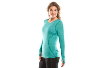 Image of Moving Comfort Endurance Long Sleeve - Women's-Luxe Heather-Small