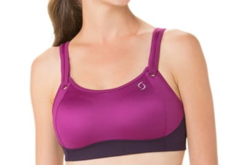Image of Brooks Fiona Bra - Womens-Currant-B-34