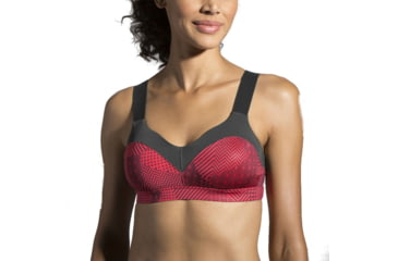 Image of Moving Comfort Hot Shot Bra - Women's-Mosiac/Asphalt-Small