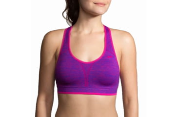 Image of Moving Comfort JustRight Racer - Women's-Heather Petal Cobalt-Small