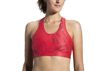 Image of Moving Comfort Sureshot Racer Bra - Women's-Poppy Cosmo-Small