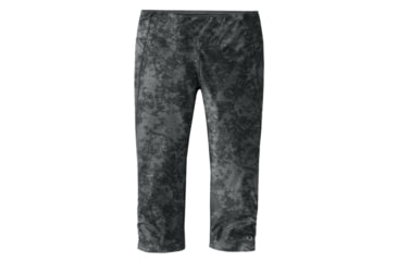 Image of Moving Comfort Switch It Up Capri - Women's-Black Splash-X-Small
