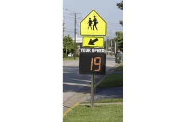 Image of Laser Atlanta Speed Guardian for pole mounting, 110 Volt AC operation, standard package MPHSG12AC