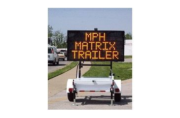 Image of Laser Atlanta Speed Monitor Full Matrix Trailer, 2-line version MPHMTRX3L