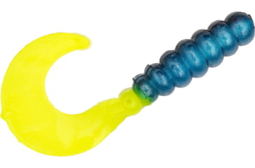Image of Mr. Crappie Grub, Blue Tuxedo, 2in, MRCG2-226