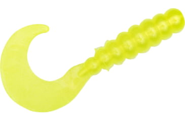 Image of Mr. Crappie Grub, Hot Chartreuse, 2in, MRCG2-83