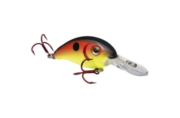 Image of Mr. Crappie by Strike King Slab-Hammer Mini Lure, Medium Diving Fishing Crankbait, Red Chartreuse, 2 3/8in, SHCCM3-187, SHCCM3-626