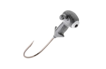 Image of Strike King Mr. Crappie Sausage Head Jighead, Unique Wide Head Shape, Number 6 Hook, 1/16oz, 6-Pack, Gray, MRCSHJH116-647