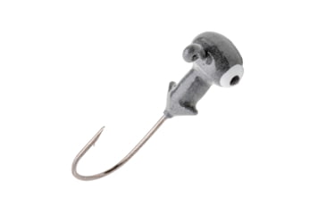 Image of Strike King Mr. Crappie Sausage Head Jighead, Unique Wide Head Shape, Number 6 Hook, 1/16oz, 6-Pack, Gray, MRCSHJH116-647