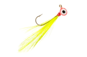 Image of Strike King Mr. Crappie Sausage Head Spins Pre-Rigged Slabalicious Fishing Lure, Underspin Jig, 1/16oz, Number 2 Hook, Willow Leaf Blade, 2-Pack, White, MRCSHSIPS116-72