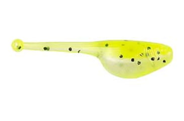Image of Mr. Crappie by Strike King Shadpole Fishing Lure, Soft Plastic Grub, Pepper Shad, 2in, 15-Pack, MRCSP-224, MRCSP-224