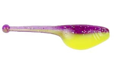 Image of Mr. Crappie by Strike King Shadpole Fishing Lure, Soft Plastic Grub, Purple Sage, 2in, 15-Pack, MRCSP-223, MRCSP-223