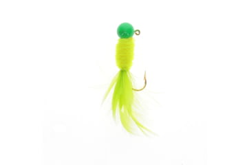 Image of Mr. Crappie by Strike King Slab Daddy Live Hair, Hair Jig Fishing Lure, Limeade, 1/16oz, 2-Pack, MRCSBLHJ116-293, MRCSBLHJ116-293