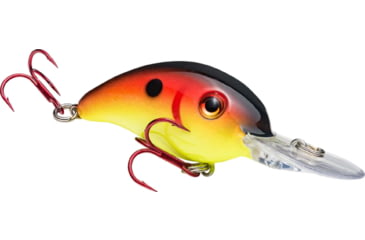 Image of Mr. Crappie by Strike King Slab-Hammer Lure, Medium Diving Fishing Crankbait, Red Chartreuse, 3/8oz, SHCC3-187, SHCC3-626