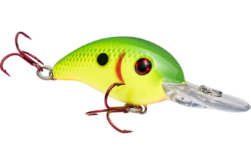 Image of Mr. Crappie by Strike King Slab-Hammer Lure, Medium Diving Fishing Crankbait, Limetreuse Pink Belly, 3/8oz, SHCC3-627, SHCC3-627