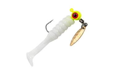 Image of Strike King Mr. Crappie Sugar Glider Fishing Lure, Gliding Soft Plastic Minnow, 1.5in, 15-Pack, Monkey Shine, MRCSGLDR15-227