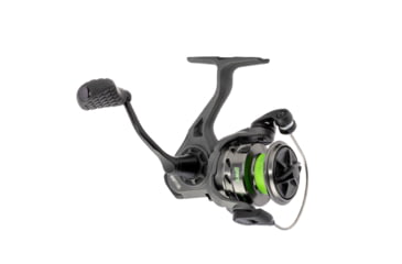 Image of Mr. Crappie Wally Marshall Pro Target Spinning Reel, 100 SZ Reel, 10+1 Bearings, 5.2-1 Ratio, Tanso Tech Frame, Carbon Fiber Drag, Interchangeable Retrieve, Black/Green, WMPT100