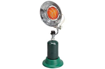 Image of Mr. Heater Single Tank Top Heater w/ 1lb cylinder only, 10000 - 15000 BTU, Green, F242200