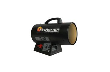 Image of Mr. Heater Forced Air Propane Heater - 30000 - 60000 BTU, Black, F271370