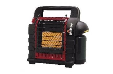 Image of Mr. Heater Portable Buddy Heater, 4000 - 9000 BTU - Standard, Black/Red, F232000