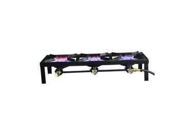 Image of Mr. Heater 3 Burner Angle Iron Stove - 45000 BTU, Black, F235835