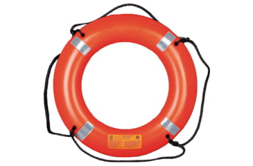 Image of Mrd030 30&quot; Ring Buoy with Reflective Tape, 30-life-ring-buoy-reflective