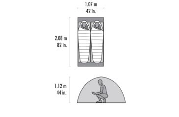 Image of MSR Advance Pro 2 Tent, Orange, 13110