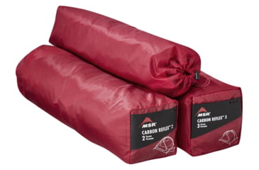 Image of MSR Carbon Reflex 1 Featherweight Tent, Red, 10322
