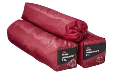 Image of MSR Carbon Reflex 3 Tent - 3 Person, 3 Season-Red