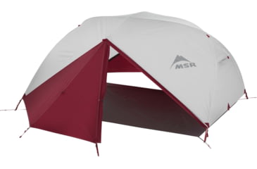 Image of MSR Elixir Tent, 3-Person, White/Red, 10312